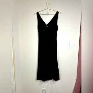 Lauren Ralph Lauren Black Sleeveless Wrap Dress - Size 12